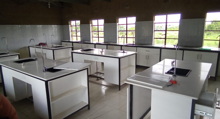 The new Science laboratory at St. Boniface