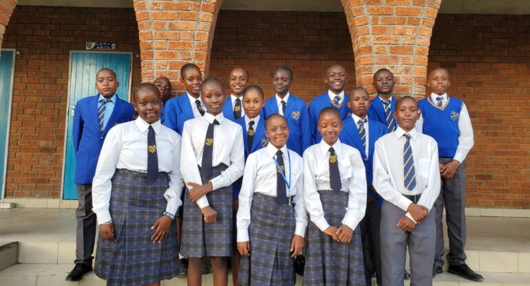 Some of the students at Kutama College